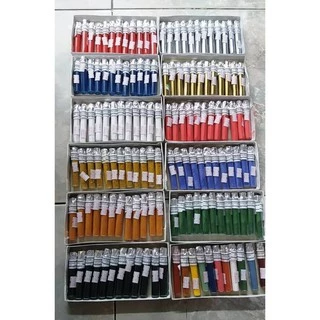 ผงคาร์บอน (สีฝุ่น) Carbon powder กล่องลายไทย "สีดำ"