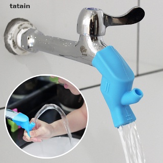 [TAT] Elastic Silicone Water Tap Extension Sink Children Washing Device Sink Faucet CVX