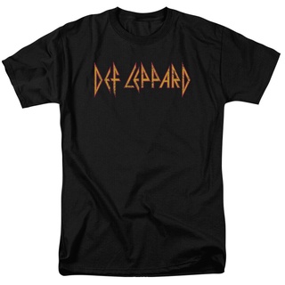 เสื้อยืดผ้าฝ้ายพิมพ์ลาย เสื้อยืด พิมพ์ลายวงร็อคแอนด์โรล Def Leppard Level อเนกประสงค์ DIY