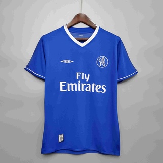 เสื้อกีฬาแขนสั้น ลายทีม Chelsea Home สไตล์เรโทร 03-05