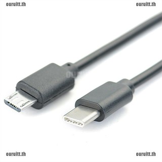 Sp Type C Male To Micro Usb Male Sync Charge Otg Usb - C อะแดปเตอร์สายเคเบิ้ล Sv