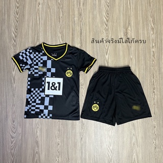 ชุดฟุตบอลเด็ก ทีม Dortmund ซื้อครั้งเดียวได้ทั้งชุด (เสื้อ+กางเกง) เกรดA