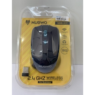 Nubwo NMB-017 เม้าส์ไร้สาย 2.4 GHz NUBWO Wireless Ergonomics Optical Mouse