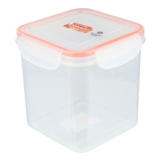 🔥HOT🔥 กล่องอาหารเหลี่ยมสูง POPLOCK 9142M 1.7 ลิตร สีส้ม ภาชนะใส่อาหาร FOOD CONTAINER POP LOCK 9142M 1.7L ORANGE