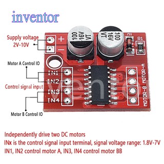 Dc มอเตอร์ไดรฟ์โมดูล Pwm Speed Dual H Bridge Stepper ขนาดมินิ Victory L298N