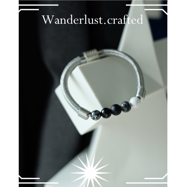(เลือก customized ได้)• ข้อมือRope stainless X Stone