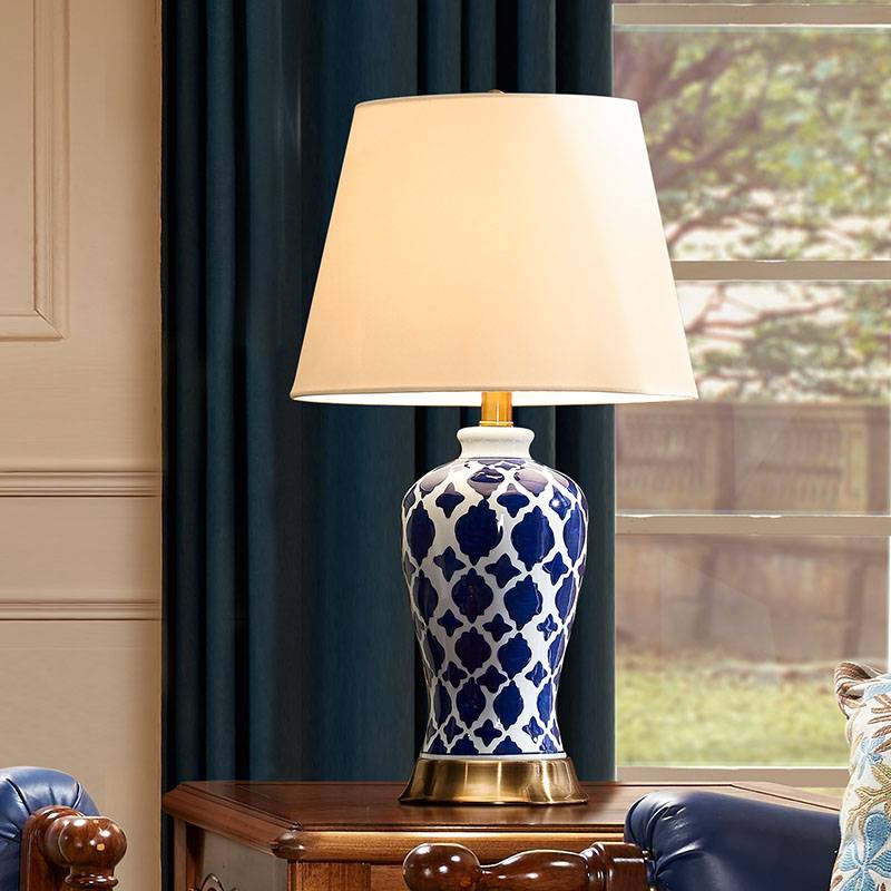 New Chinese Blue And White Porcelain, Blue And White Chinese Porcelain Table Lamps