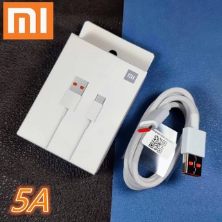 สายชาร์จ5A Xiaomi แท้ ใช้กับหัวชาร์จ33W Turbo charge  For xiaomi 10 MI10 Redmik30 pro 10X pro mi 9 k20 redmi note 9 pro