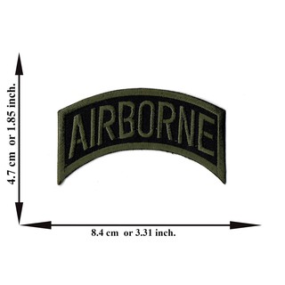 ตัดรีด ตัวรีดติดเสื้อ อาร์มปัก ติดเสื้อปัก ปักเสื้อ DIYลาย AIRBORNE4