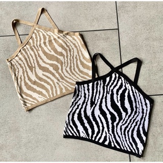 Zebra Top เสื้อสายเดี่ยวลายสุดแซ่บบ