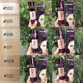 รองพื้น Music flower photogenic overtime foundation oil free รองพื้นเทพ (ขวดสูญญากาศ)