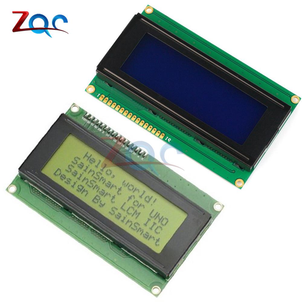 บอร์ดหน้าจอ LCD 2004 20*4 LCD 20X4 5V ไฟแบ็คไลท์ สีฟ้า สีเหลือง LCD2004 LCD 2004 สําหรับ Arduino HD44780