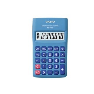 เครื่องคิดเลข Casio รุ่น HL 815L รับประกันศูนย์ 2 ปี สีฟ้า