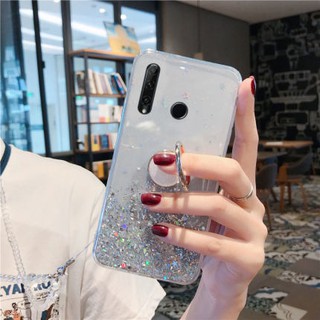 Transparent Glitter Star Samsung Galaxy A51 A71 5G S10 Note10 lite plus เคสโทรศัพท์มือถือ Note10+ A10S A20S A30S A50S TPU Soft case เคสป้องกัน