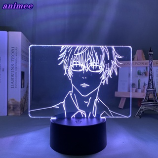 โคมไฟ Led รูปอนิเมะ Jujutsu Kaisen Satoru Gojo 3d สําหรับตกแต่งห้องนอนเด็ก ของขวัญวันเกิด