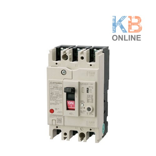 Mitsubishi เบรกเกอร์ NF63 CV 3P 40A Circuit Breaker NF63 CV 3P 40A