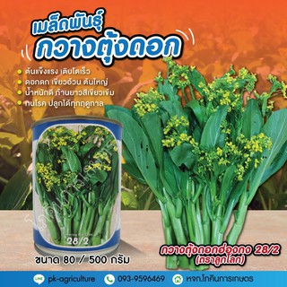 เมล็ดพันธุ์กวางตุ้งดอก ลูกโลก ขนาด 80-400 กรัม