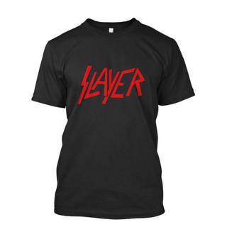 เสื้อยืดแขนสั้น ผ้าฝ้าย พิมพ์ลาย Slayer Metal Band คุณภาพสูง สําหรับทุกเพศ