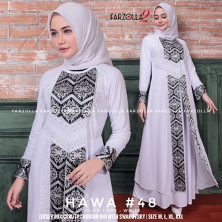 ส่วน I | Abaya ตุรกี สีขาว | Abaya TURKY WHITE SERIES ABAYA TASIK GAMIS TASIK ปักลาย