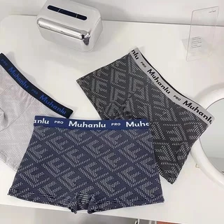 กางเกงในชายสไตล์เกาหลี ใส่สบาย ผ้านิ่มมาก เนื้อผ้ายืดยุ่นได้ดี ฟรีไซร์ เอว 28-44 นิ้ว