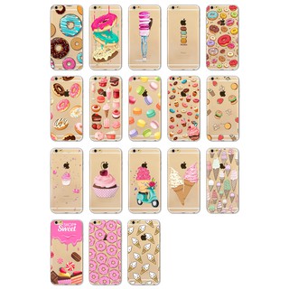 เคสนิ่มใสชุด Sweets 5/5s/6/6s/6+/7/7+/J72016/J7Prime