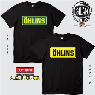 Ohlins เสื้อยืด ลาย SAKAZUKI สําหรับขี่รถจักรยานยนต์