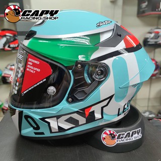 [SP6HJ4 ลด 65.-] หมวกกันน็อค หมวกเต็มใบ KYT Helmet รุ่น TT Course ใหม่สุด ลาย dalla porta REPLICA ลายนักแข่ง