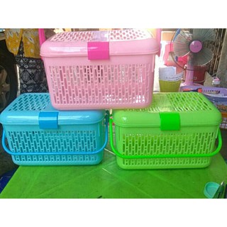 [ขายส่ง12ใบ] ตะกร้าลอยฟ้า (14*23*15 cm) No.9801