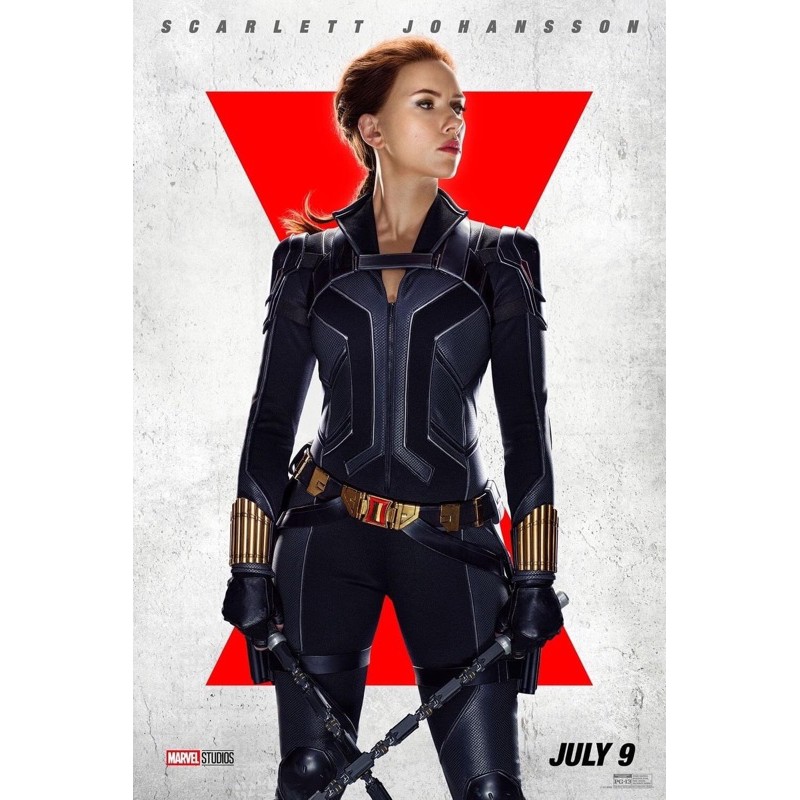 Mini Poster Black Widow ขนาด 11.5 X 16.5 นิ้ว (A3) ภาพพิมพ์
