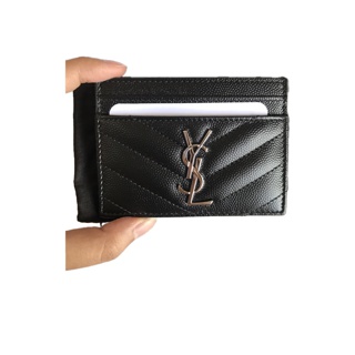 ถูกที่สุด ของแท้ 100% Ysl card holder GHW/SHW