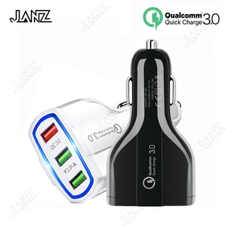 Qc3.0 อะแดปเตอร์ชาร์จเร็ว 3 พอร์ต USB สําหรับรถยนต์