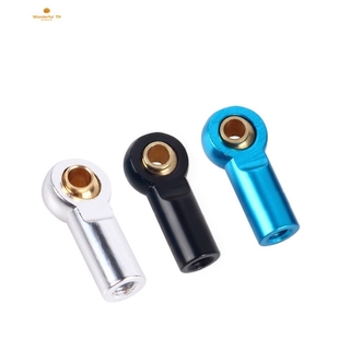 RC โลหะ M3 Link Tie Rod End Ball Joint สําหรับรถบังคับวิทยุ 1 / 10 สีด ํา 10 ชิ้น