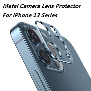 iPhone 13 /13 Mini /13 Pro /13 Pro MaxCamera Lens Protector  Stainless Steel Metal Film Ring Case Cover