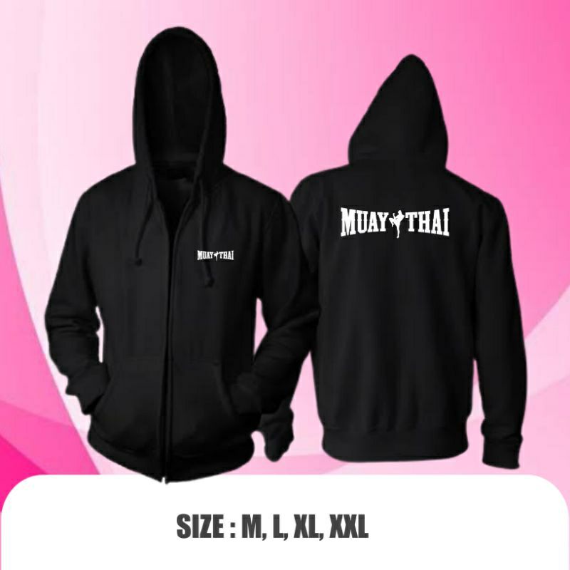 INDONESIAN MUAYTHAI ZIPPER JACKET// MUAYTHAI ZIPPER JACKET/