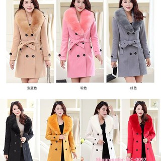 #พร้อมส่ง  เสื้อโค้ทกันหนาวทรงสลิม