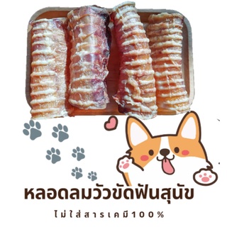 💥สินค้าส่งไว💥หลอดลมวัวสุดคุ้มขัดฟันสุนัข