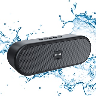 OWIRE ลำโพงบลูทูธ Speaker Bluetooth ลำโพง บลูทูธ5.0 แบบพกพา สเตอริโอและเบส  ขายึดพร้อมที่วางโทรศัพท์มือถือ