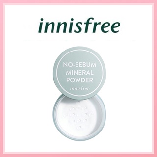 🎀ของแท้100%🎀 New Innisfree No Sebum Mineral Powder 5g แป้งฝุ่นคุมมัน