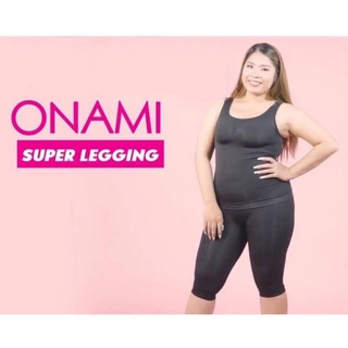 (ชุดโอ​นามิ​แท้ 100 %) ONAMI Super legging (เสื้อกล้าม1ตัว+ เลกกิ้ง​ขา 5L​ 1ตัว) รองรับน้ำหนัก65-90 กิโลกรัม