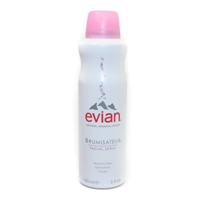 Evian สเปรย์น้ำแร่ ขวดใหญ่ 150 ml.