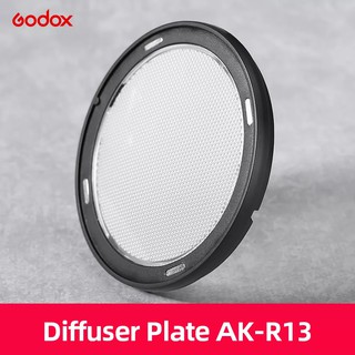 พร้อมส่ง Godox AK-R13 Diffuser Plate สำหรับ Godox V1 Flash Series use with Godox H200R Round Flash Head AD200 Pro