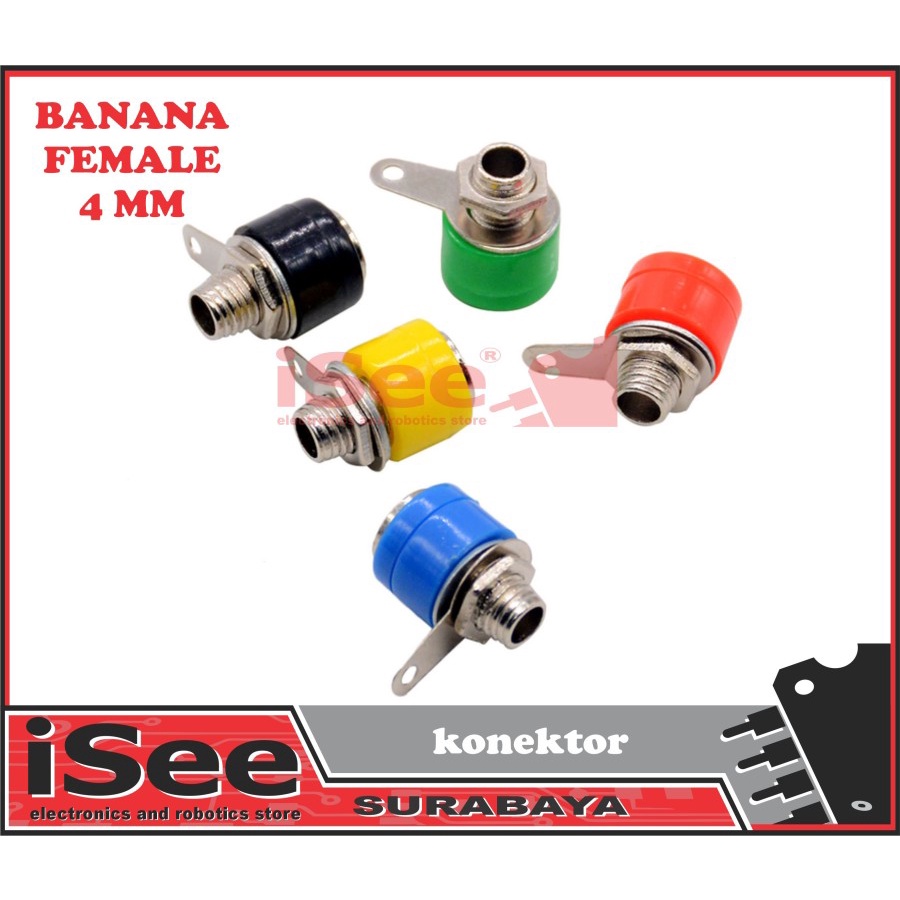 Banana Plug Female Jack Socket 4mm audio jack 4mm Connector Panel Socket