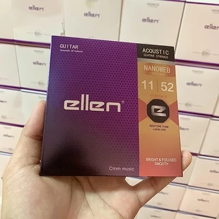 สายกีต้าร์เคลือบกันสนิม✅ellen✅(สายกีต้าร์โปร่ง) รุ่นใหม่🔥ราคาประหยัด ฟรีปิ๊กกีต้าร์ทุกชุด
