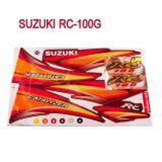 A สติ๊กเกอร์ติดรถมอเตอร์ไซด์ สำหรับ SUZUKI RC-100G