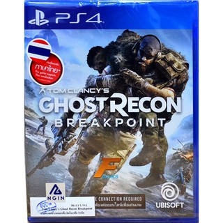 PS4 Tom Clancys Ghost Recon Breakpoint (Zone3/Asia)( English ) แผ่นเกมส์ ของแท้ มือหนึ่ง มือ1 ของใหม่ ในซีล