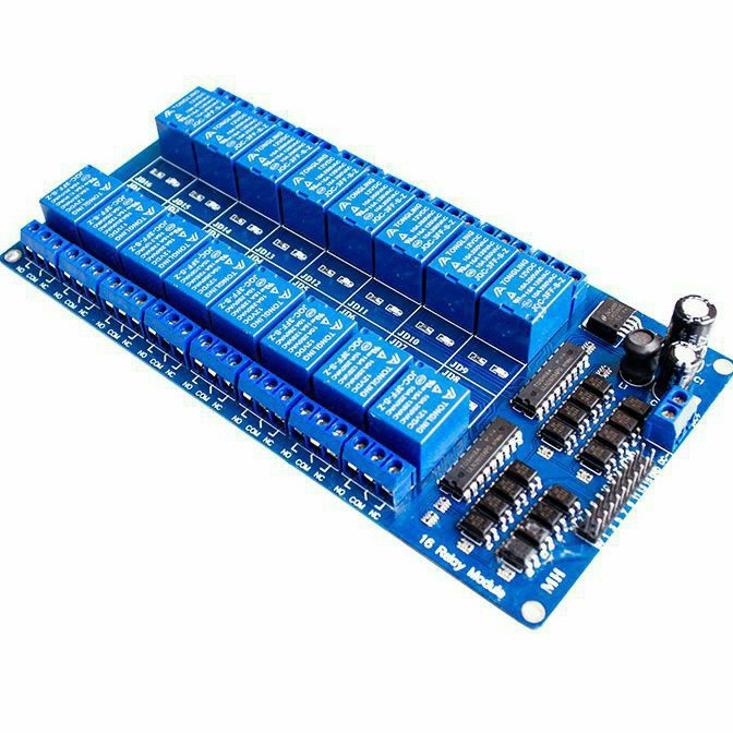 Relay Module 5V 12v 24V 16CH (Channel) บอร์ดรีเลย์ 16ช่อง พร้อมส่ง
