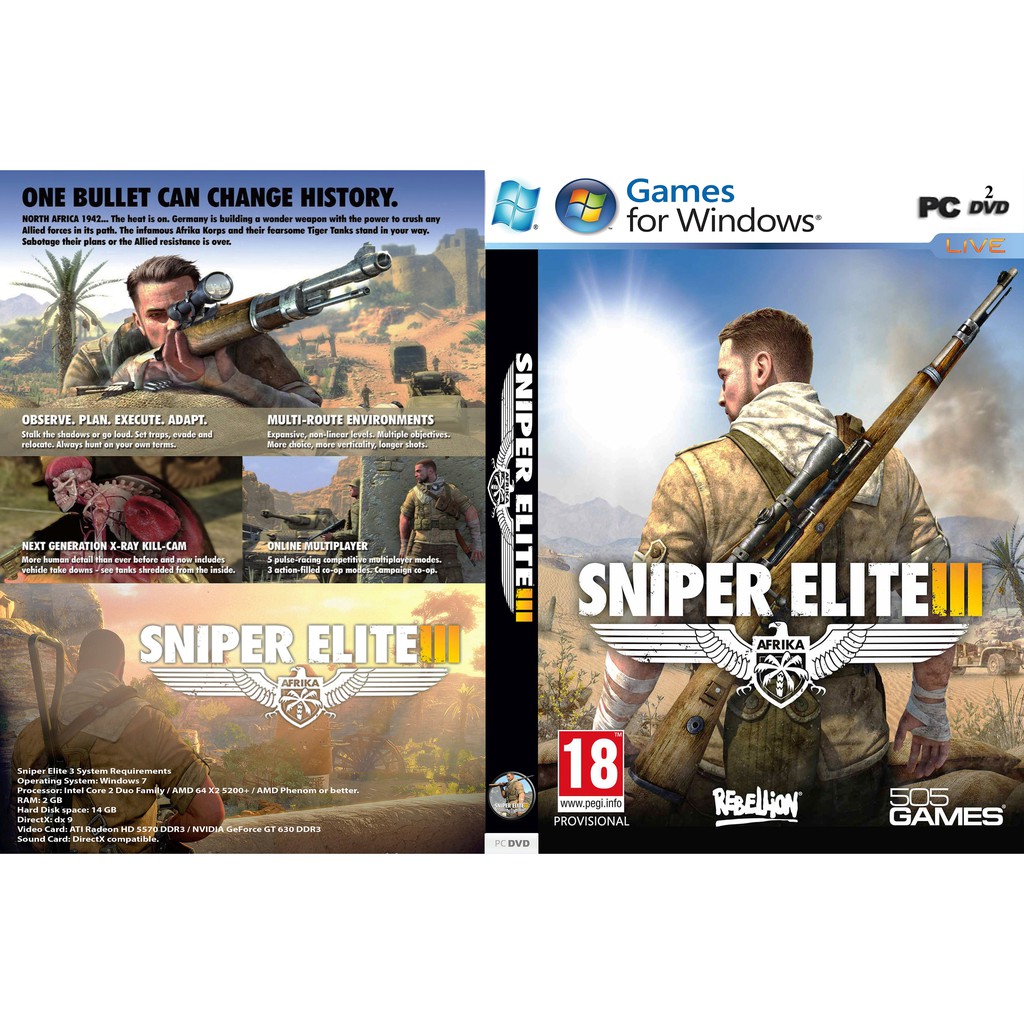 เกมพีซี Sniper Elite 3 [ออฟไลน์]