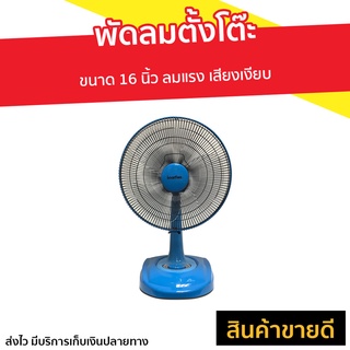 พัดลมตั้งโต๊ะ Imarflex ขนาด 16 นิ้ว ลมแรง เสียงเงียบ IF-966 - พัดลม box fan พัดลมเล็กๆ พัดลมพกพา พัดลม พัดลมเล็ก