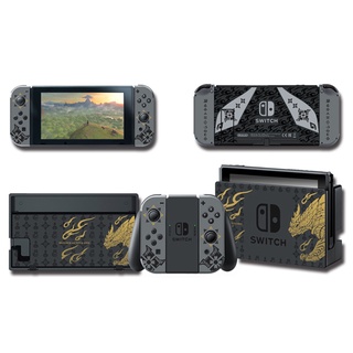 สติกเกอร์ไวนิล พิมพ์ลาย Monster Hunter Rise คุณภาพสูง สําหรับ Nintendo Switch