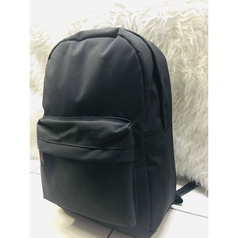 JANSPORT กระเป๋าเป้นักเรียนสีดํา กระเป๋านักเรียน กระเป๋าเกาหลี กระเป๋ารุ่น เจนสปอร์ต